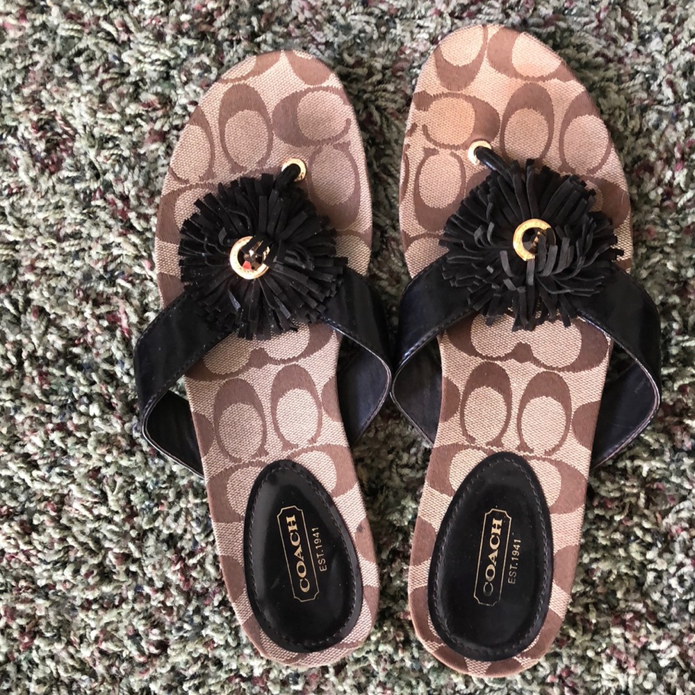 Coach Flip Flops